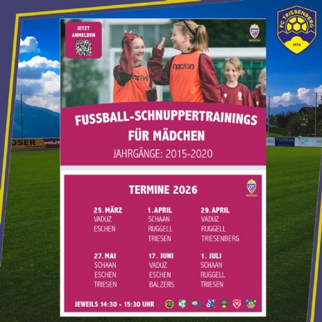 Fotogalerie Mädchen Schnuppertrainings